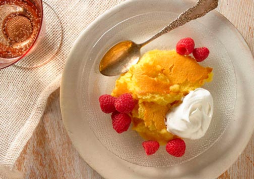 PASSION FRUIT PUDDING CAKE