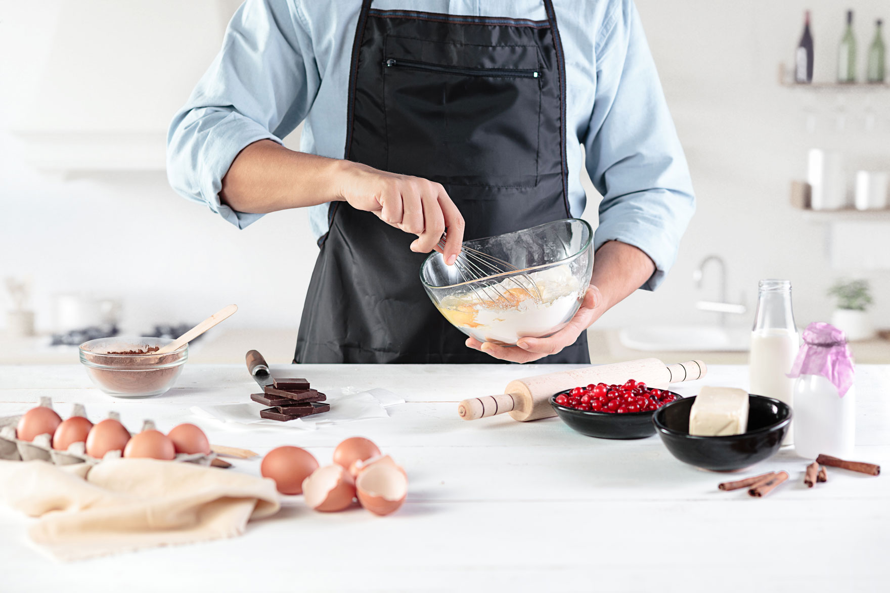 cook-with-eggs-rustic-kitchen