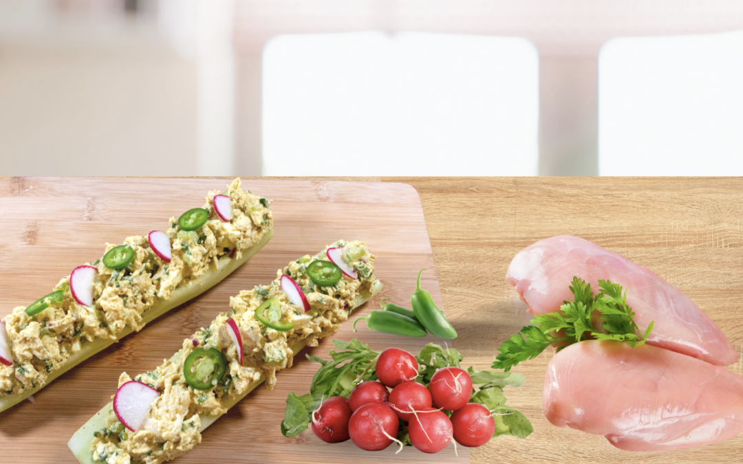 CHICKEN SALAD CUCUMBERS