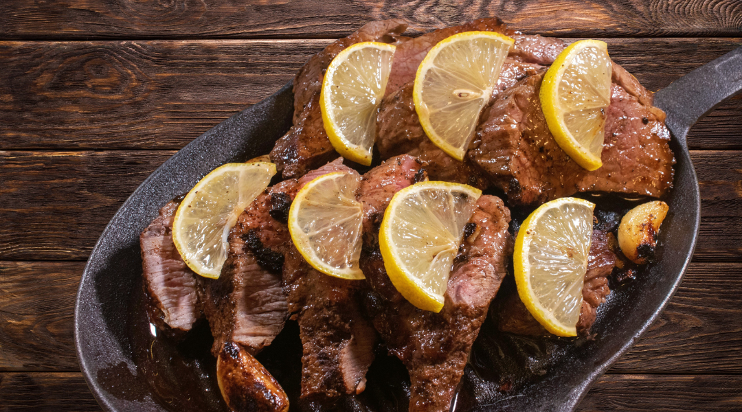 LEMON GARLIC STEAK