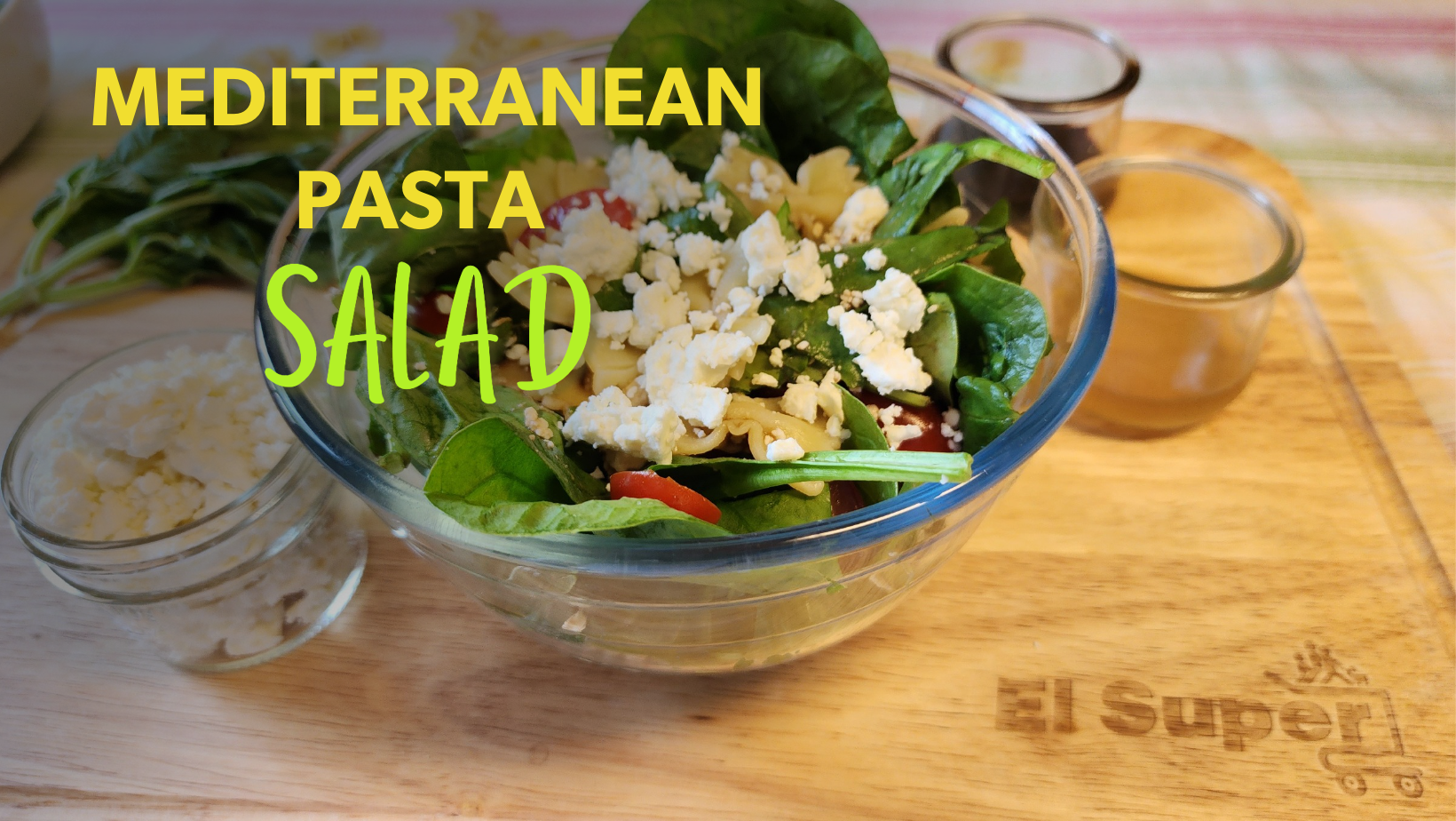 5 Ingredient Mediterranean Pasta