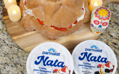 PAN DE MUERTO CON NATA PARMALAT