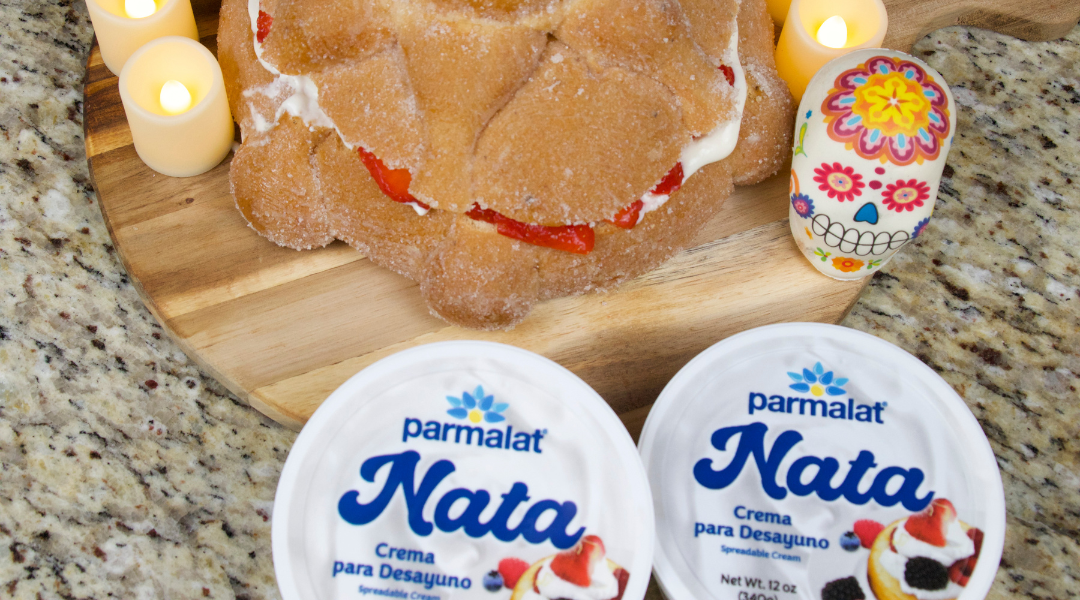 PAN DE MUERTO CON NATA PARMALAT