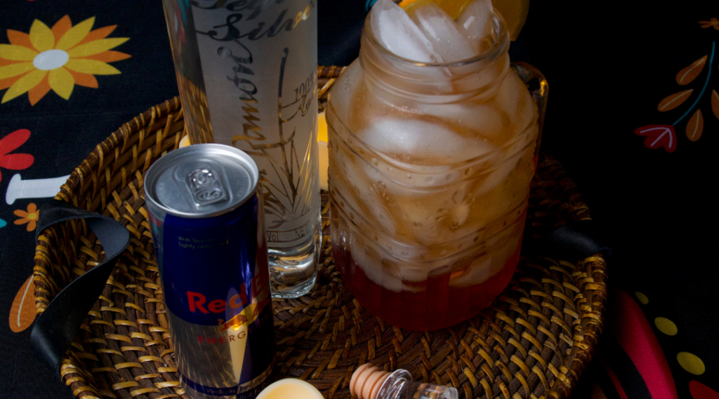 TEQUILA AND RED BULL COOLER