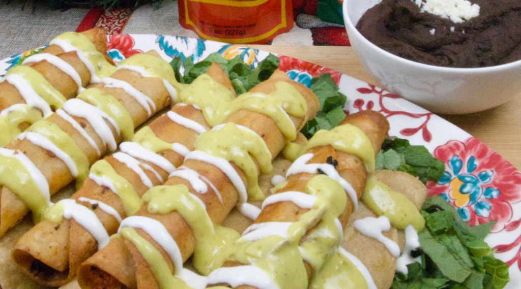 CHICKEN FLAUTAS