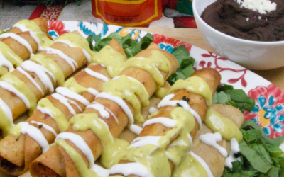 FLAUTAS DE POLLO