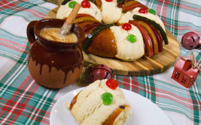 ROSCA DE REYES WITH ATOLE