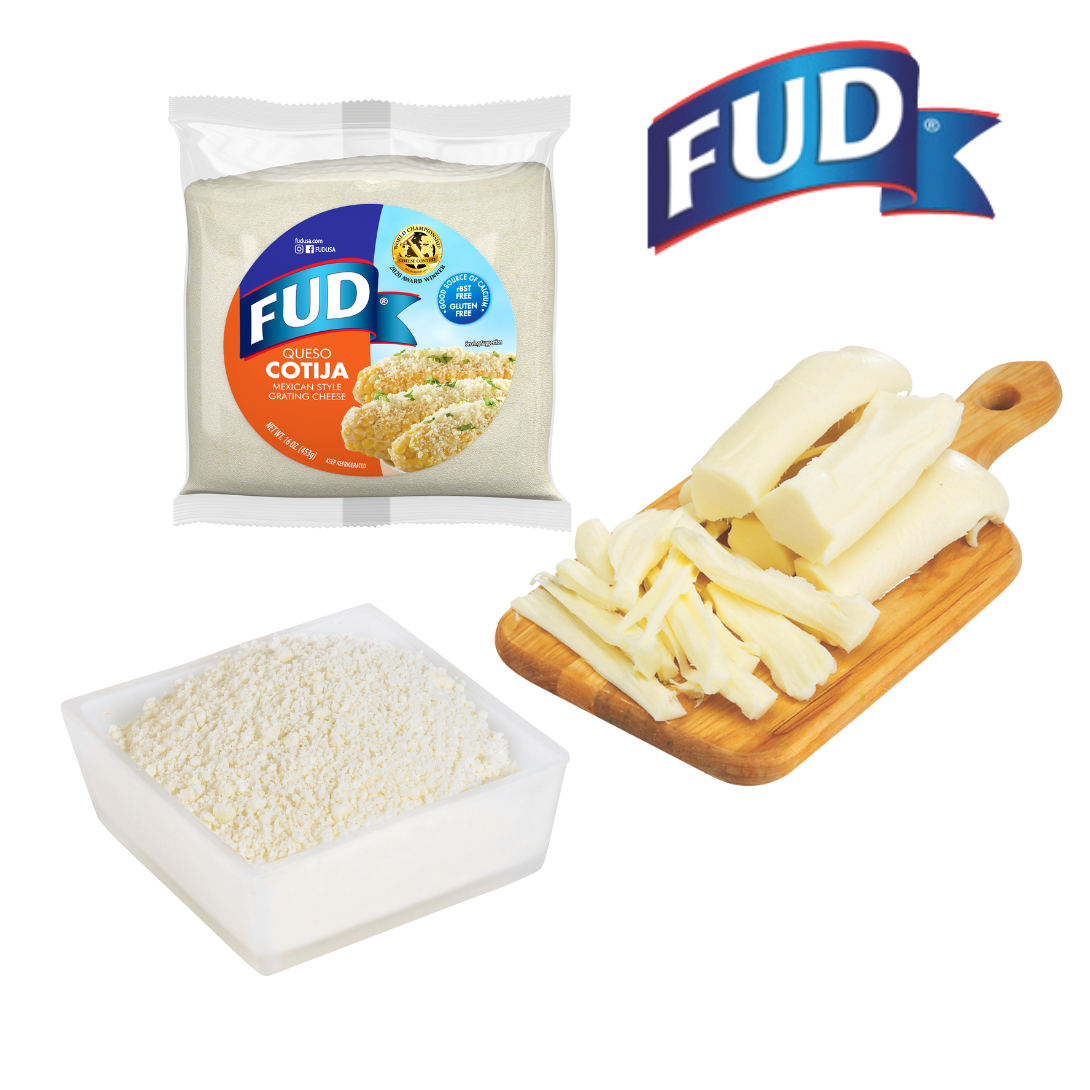 FUD Ground Cotija or Oaxaca Cheese Sold in 60 Oz. Bag or Bulk $4.97 per Lb.