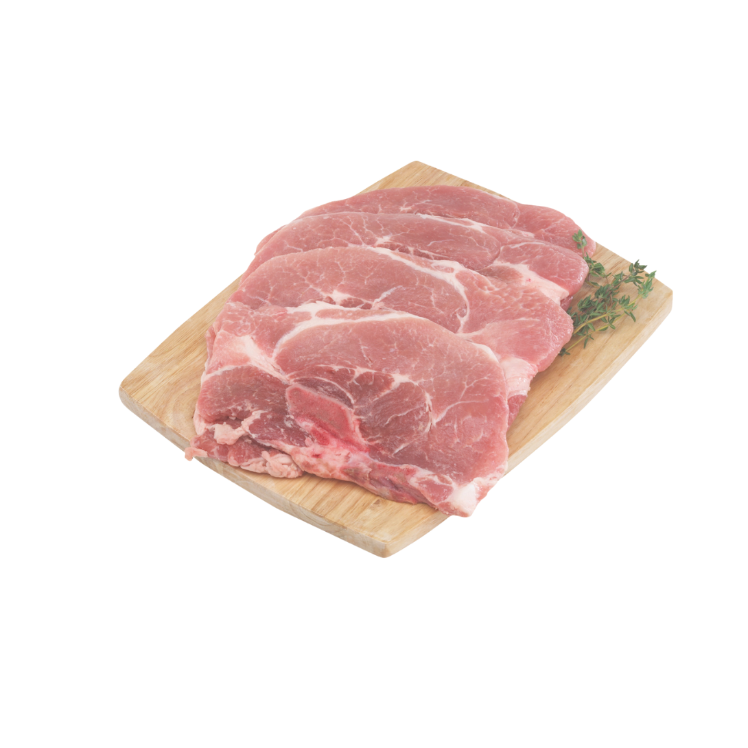 Fresh Sirloin End Pork Chops $1.99 per Lb.