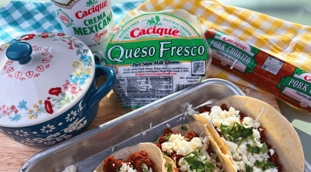 TACOS DE CHORIZO