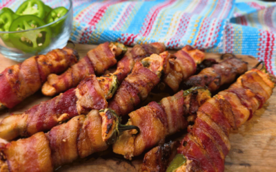 POPPERS DE JALAPEÑO CON JAMÓN DE PAVO