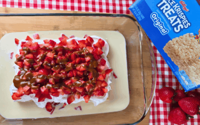 BOCADILLOS DE RICE KRISPIES DE TRES LECHES