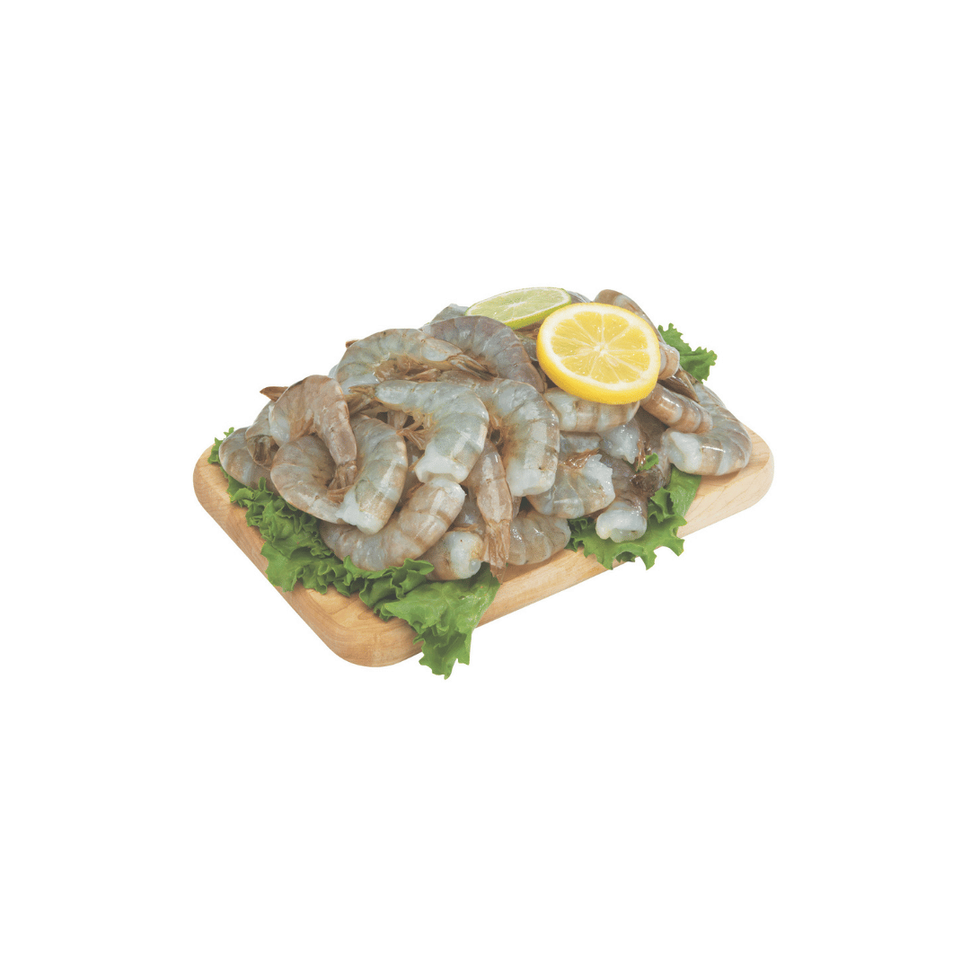 Camarón Blanco Jumbo sin Cabeza, 16-20 Ct. $6.97 lb