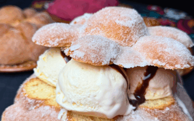 PAN DE MUERTO WITH ICE CREAM
