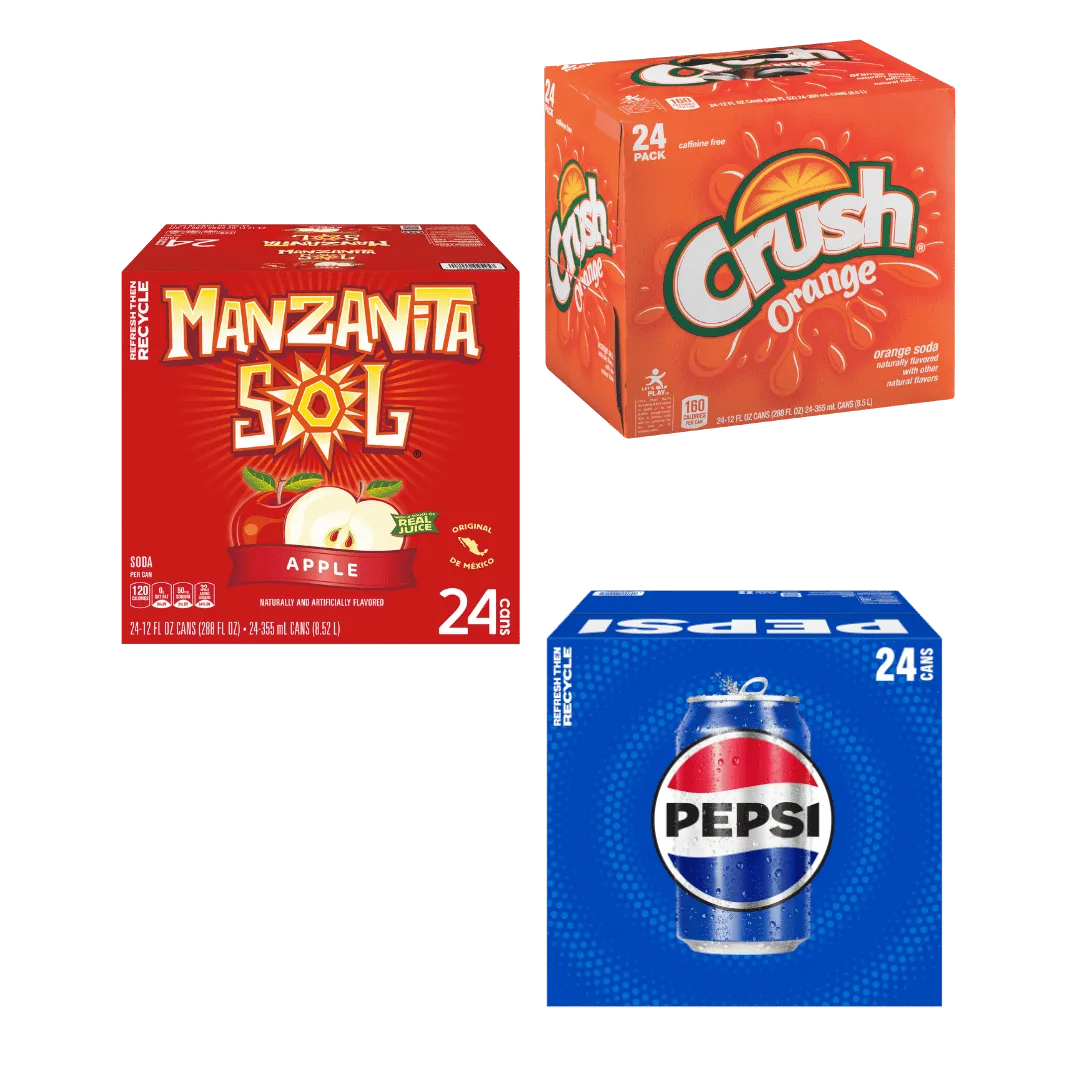 Refrescos Pepsi 24 Pk., 12 Oz. Cans $10.97 c/u