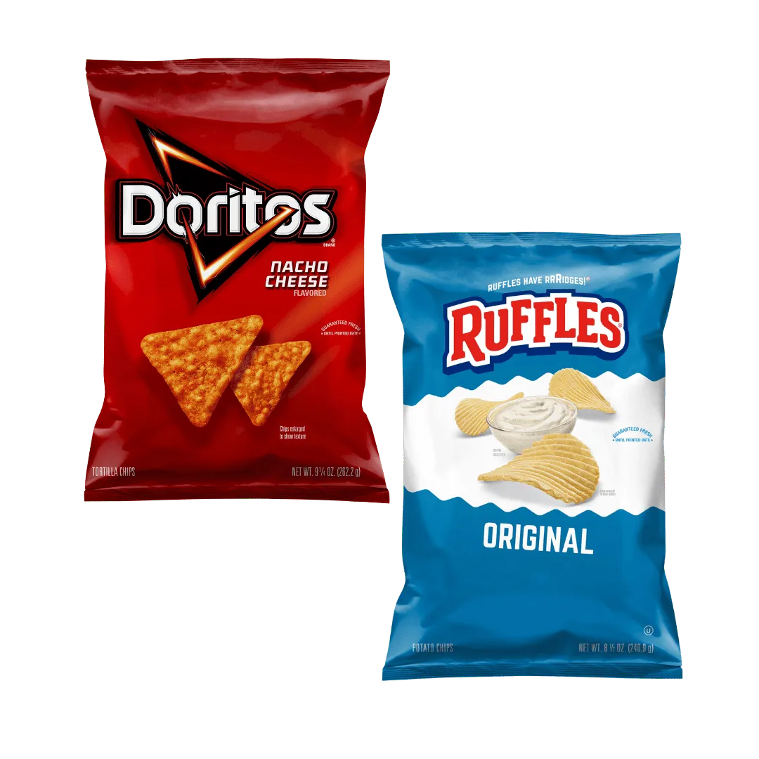 Botana Doritos o Ruffles, 8-10.75 Oz. $2.49 c/u