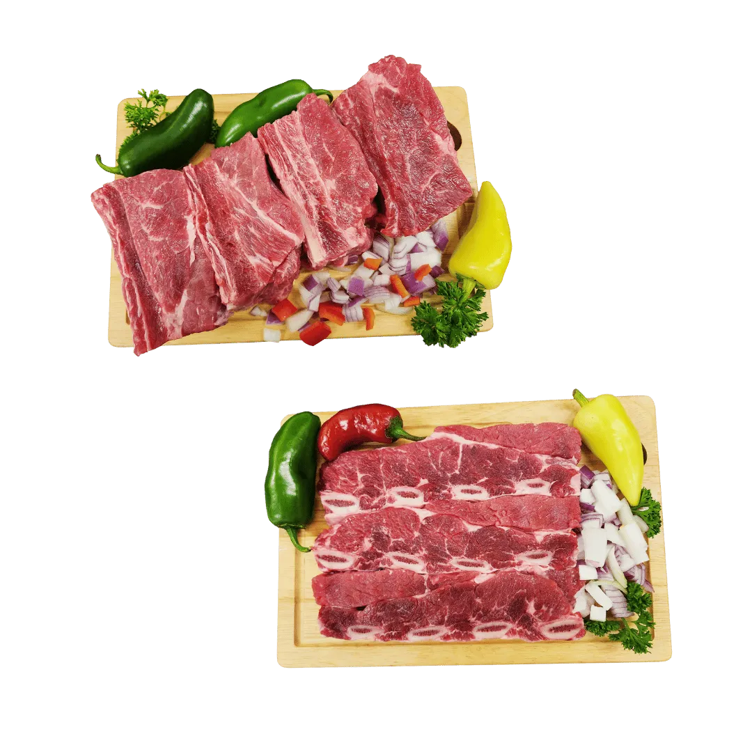 Fresh Beef Flanken Ribs or Beef Short Ribs $5.99 lb