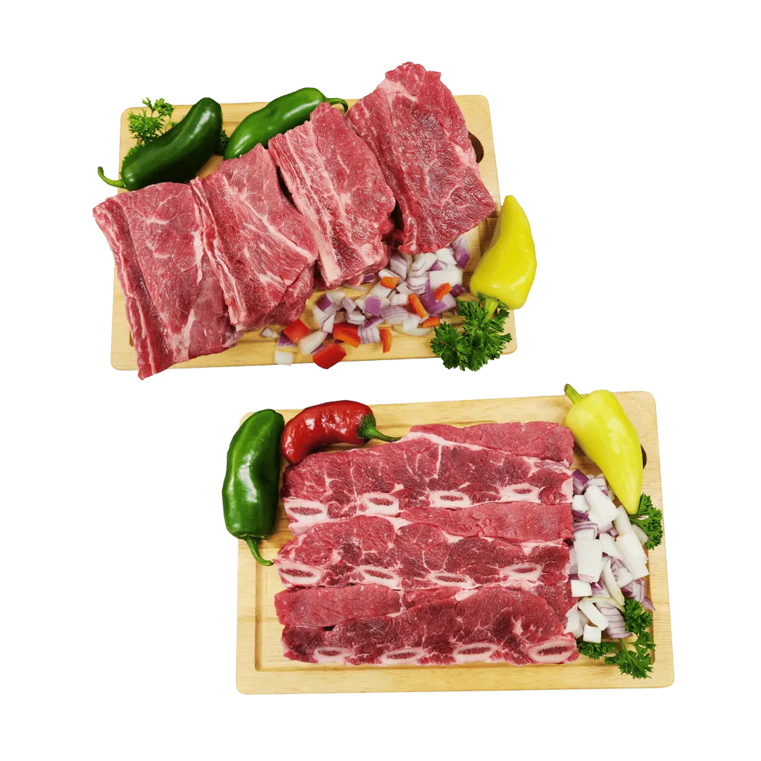 Fresh Beef Flanken Ribs or Beef Short Ribs $5.47 lb