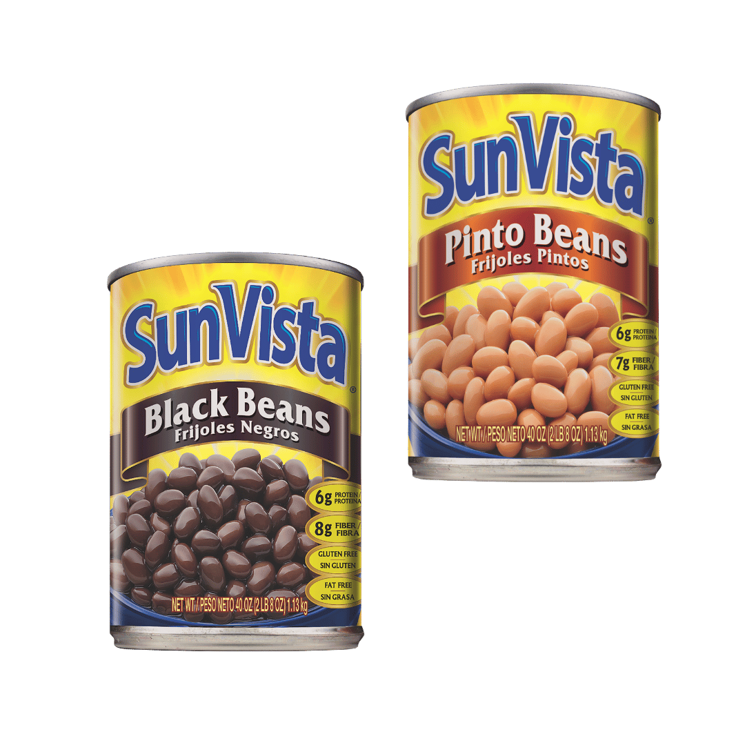 Frijoles Enlatados SunVista, 40 Oz. 2 / $5