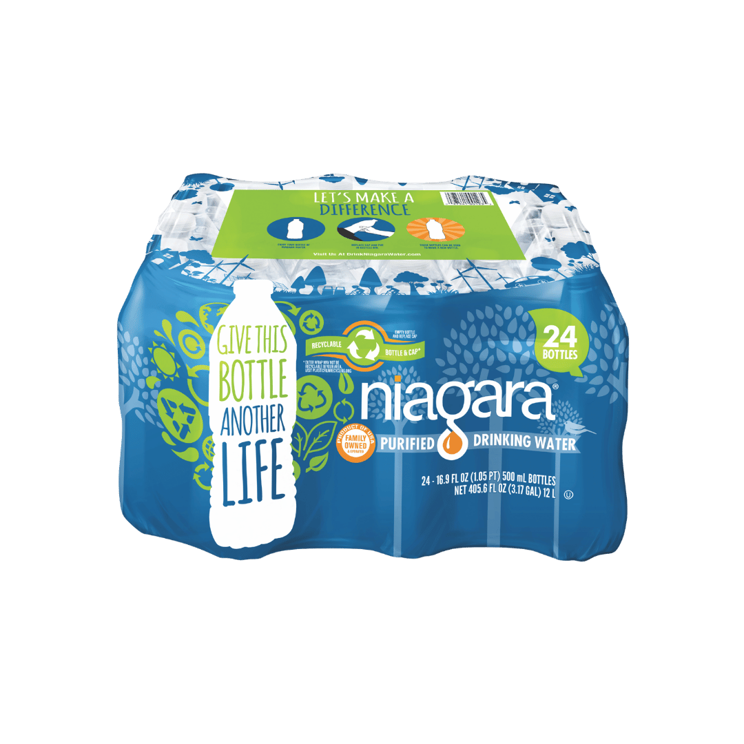 Agua Embotellada Niagara 24 Pk., .5 Liter 4 / $11