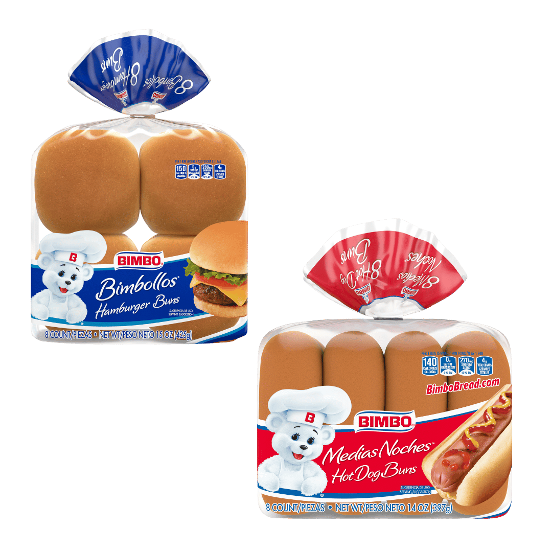 Bimbo Hamburger or Hot Dog Buns, 8 Ct. $1.99 ea