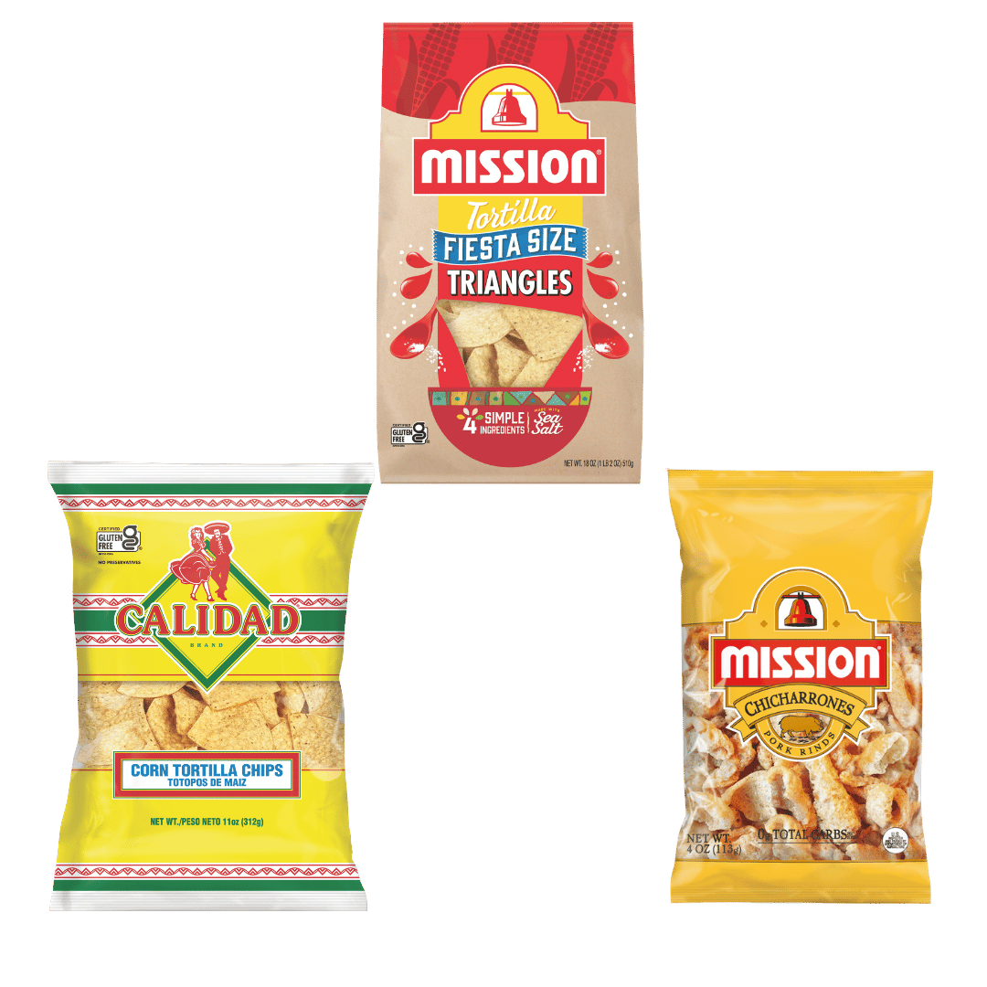 Totopos Calidad 11 Oz., Totopos 18 Oz. o Chicharrones Mission 4 Oz. $1.99 c/u