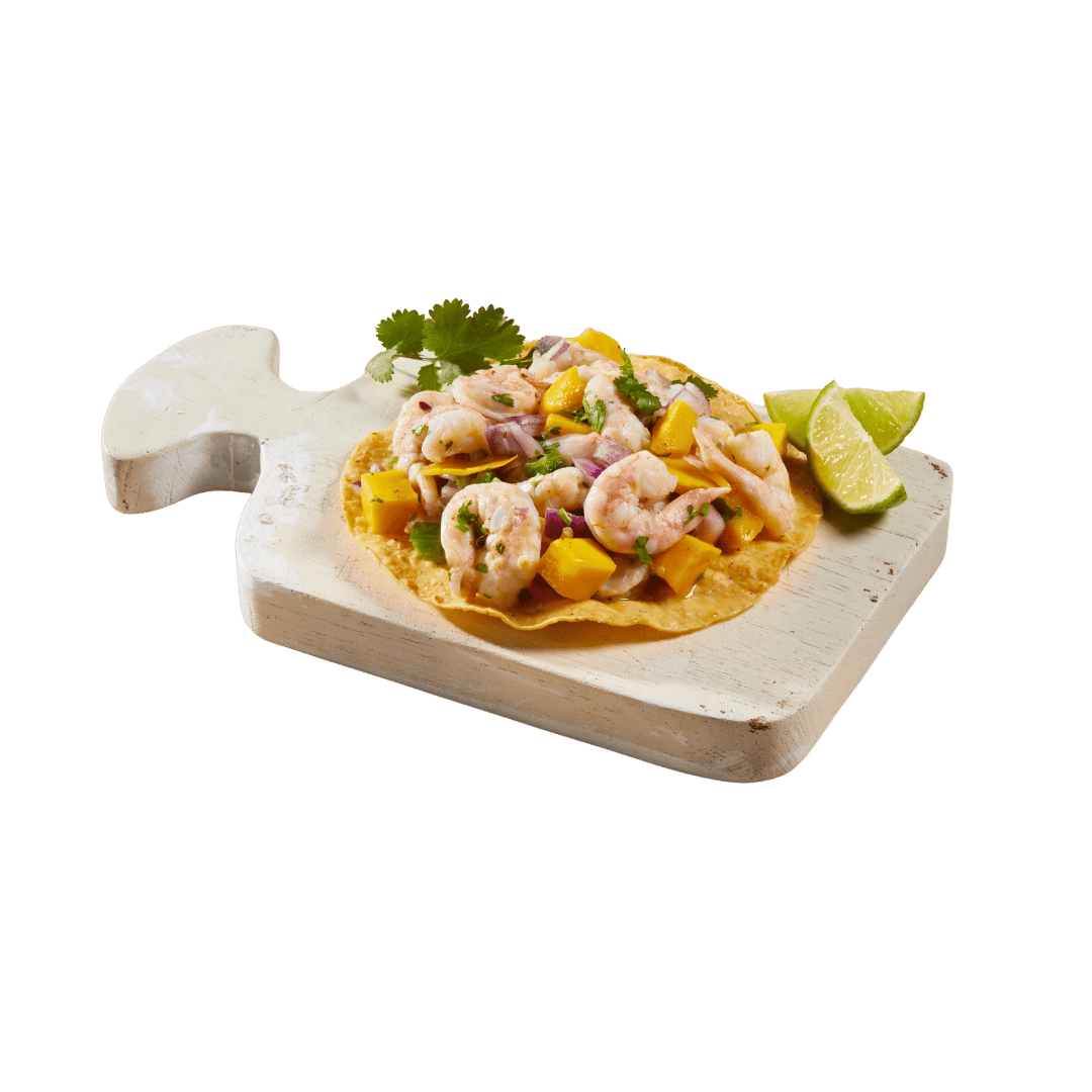 Ceviche de Camarón con Mango