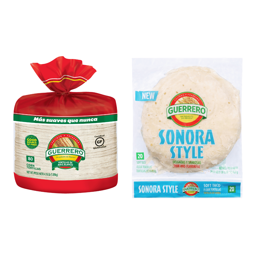 Tortillas de Maíz, 80 Ct. o Harina Guerrero, 20 Ct. $2.99 c/u