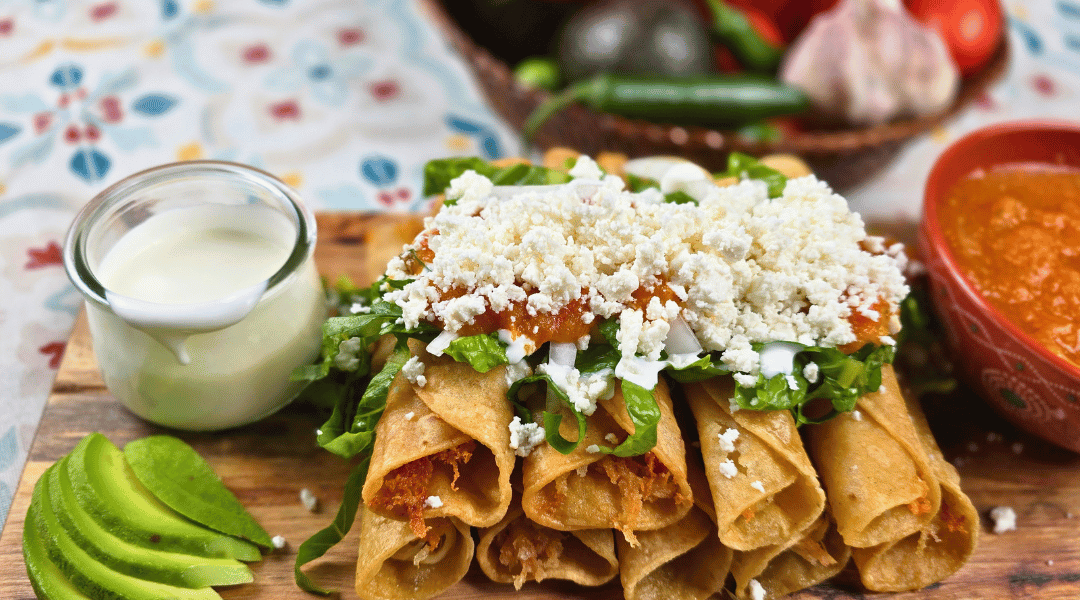 CHICKEN FLAUTAS