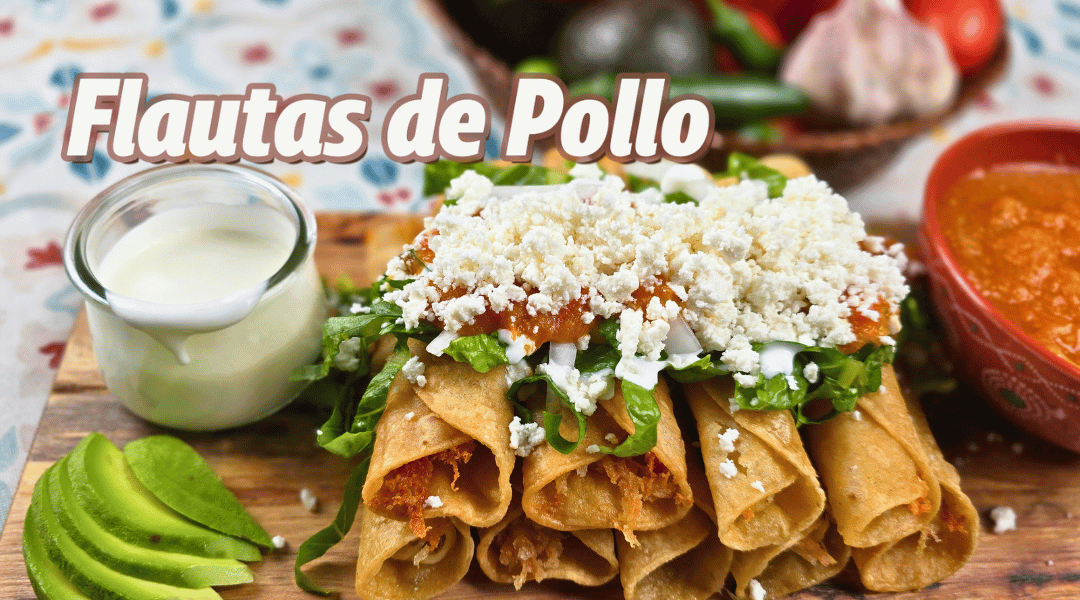 chicken flautas