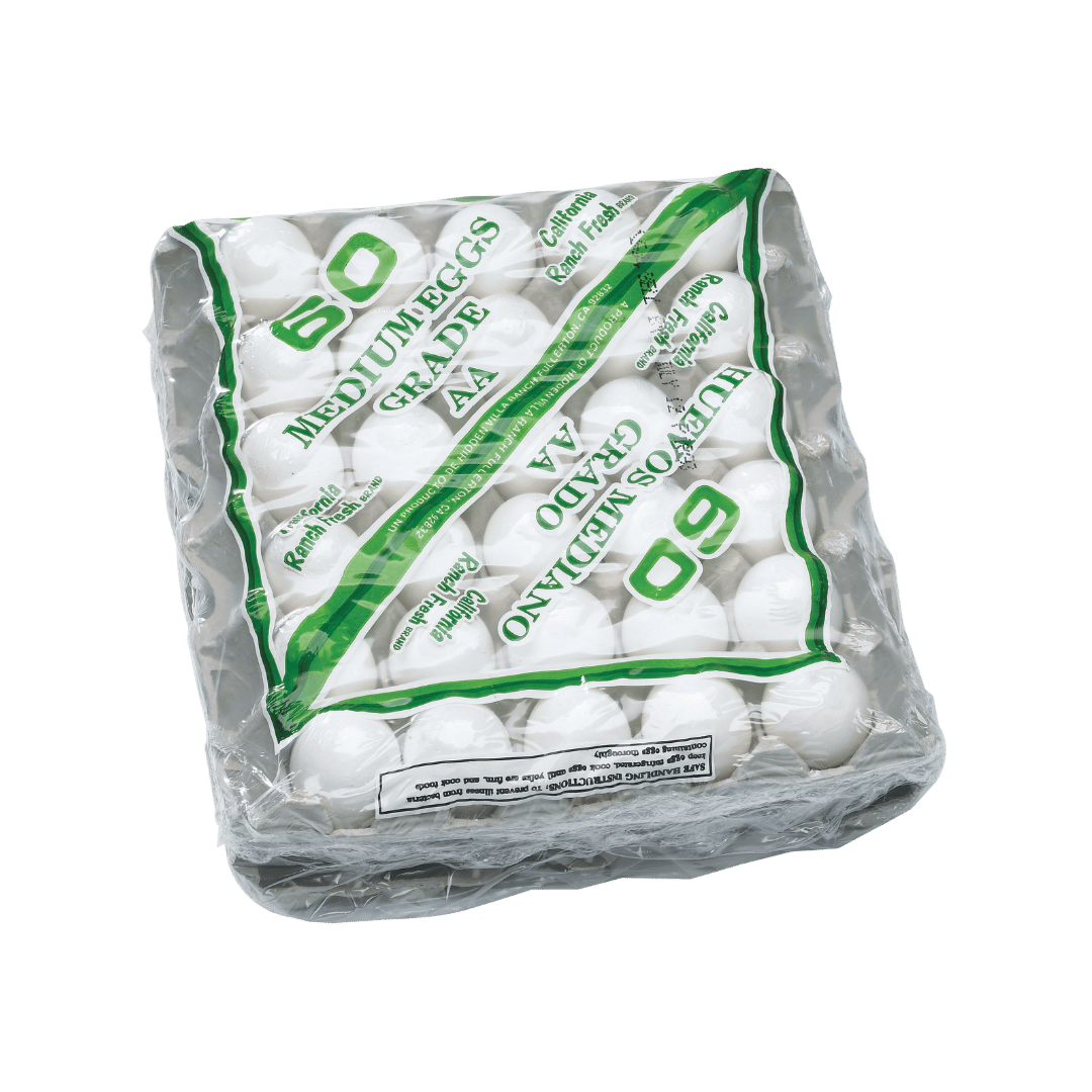 Medium Eggs Grade A or AA, 60 Ct. $4.97 ea