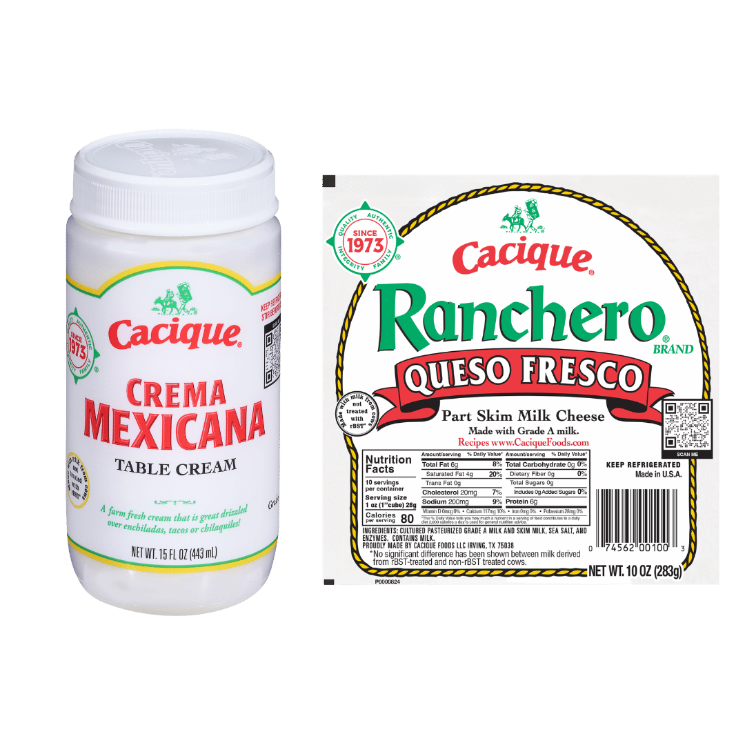 Queso Fresco, 10 Oz. o Crema Ranchero Cacique, 15 Oz. $2.47 c/u