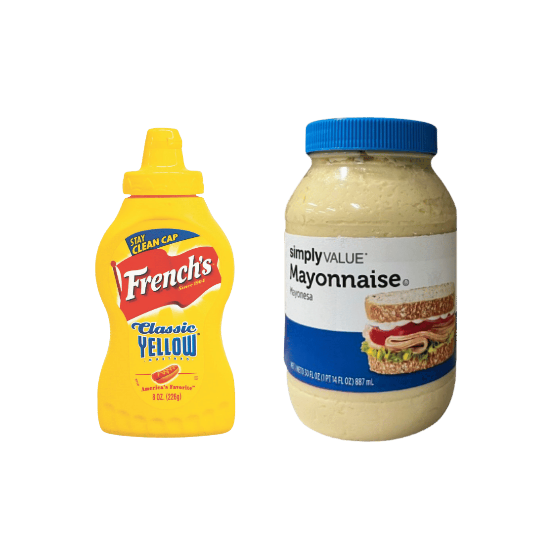 Mostaza French's, 8 Oz. o Mayonesa Simply Value, 30 Oz. $2.50 c/u