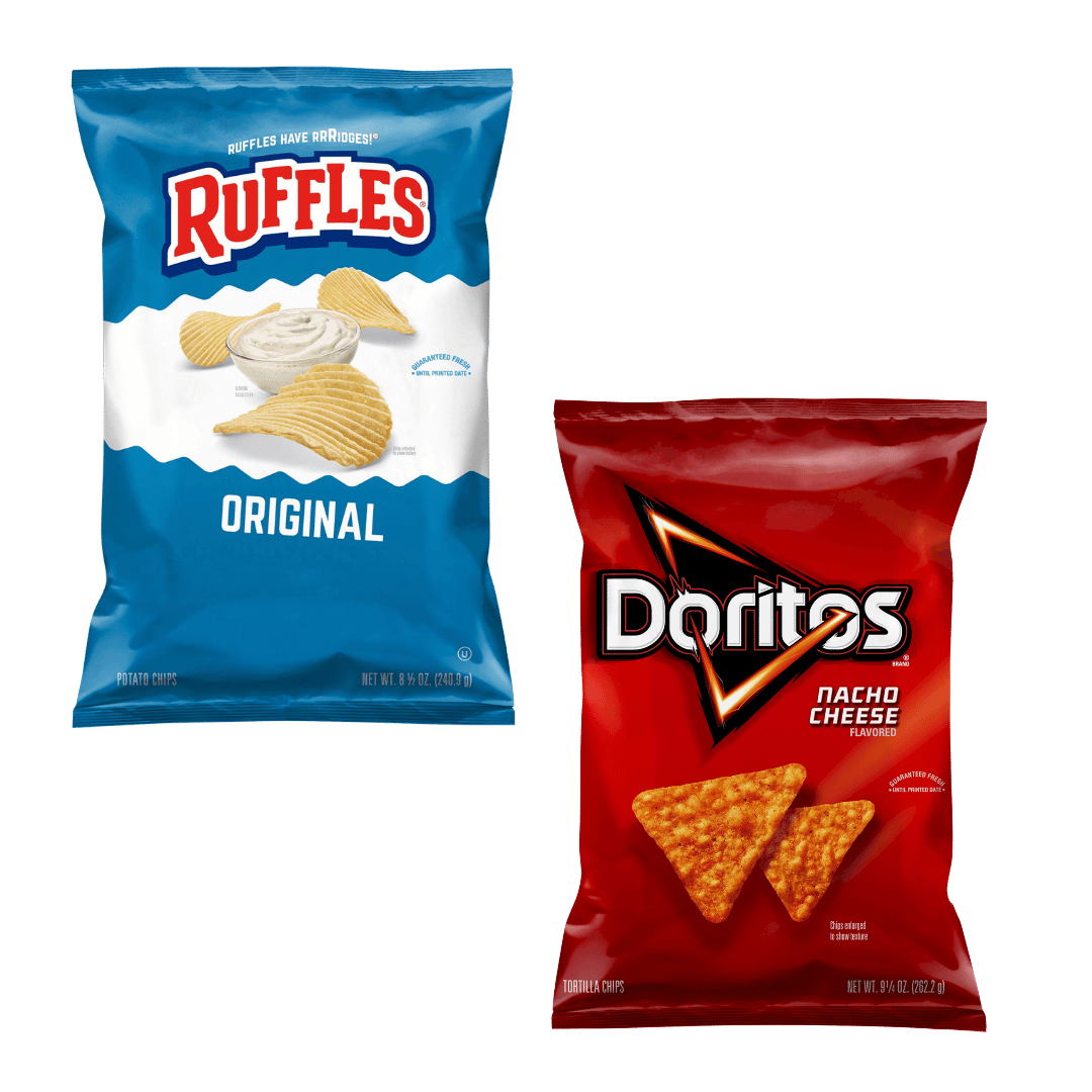 Botana Doritos o Ruffles, 8-9.25 Oz. $2.49 c/u