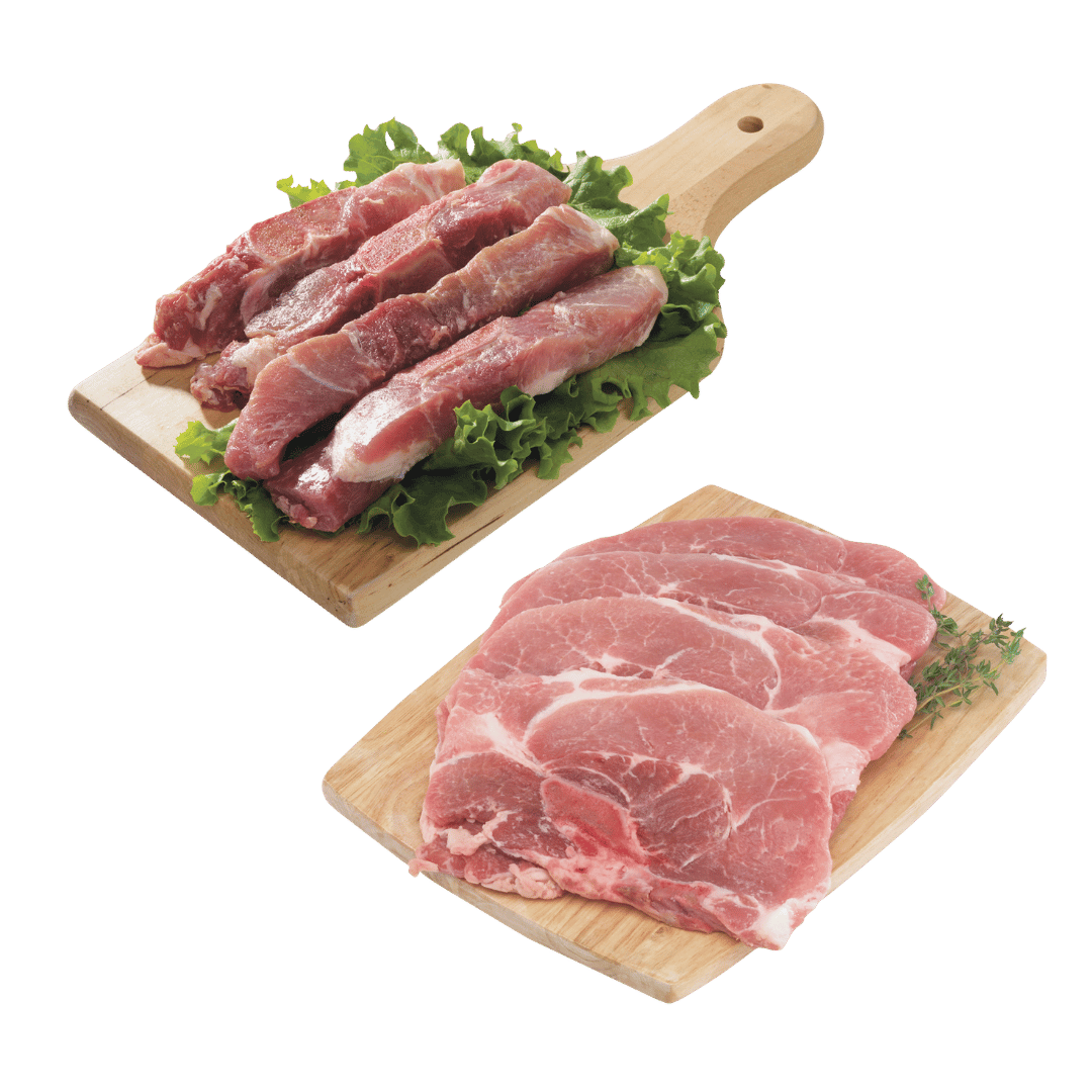Chuletas o Tiras de Puerco con Hueso Estilo Costillas Rancheras $1.99 lb