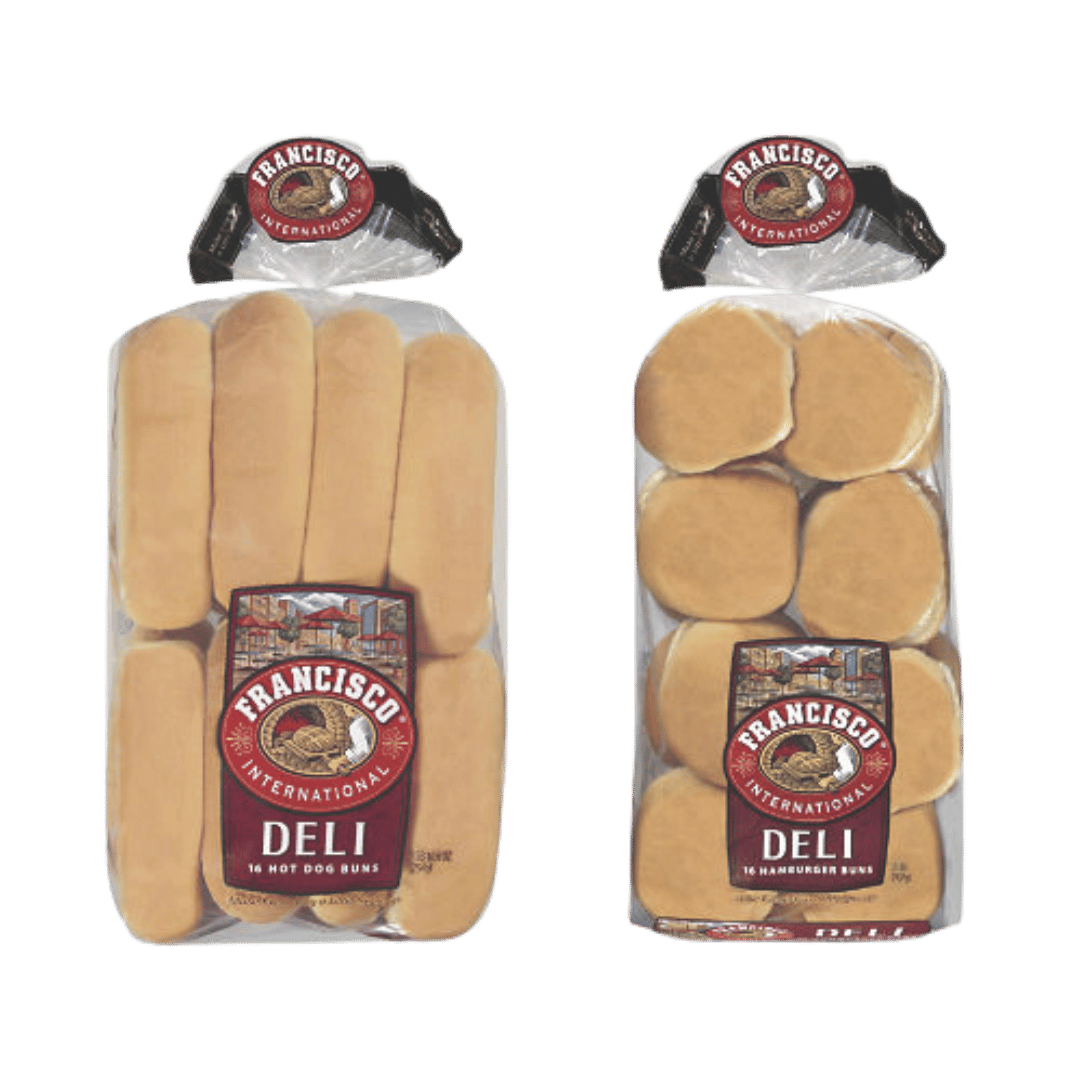 Francisco Hot Dog or Hamburger Buns, 16 Ct. $4.77 ea