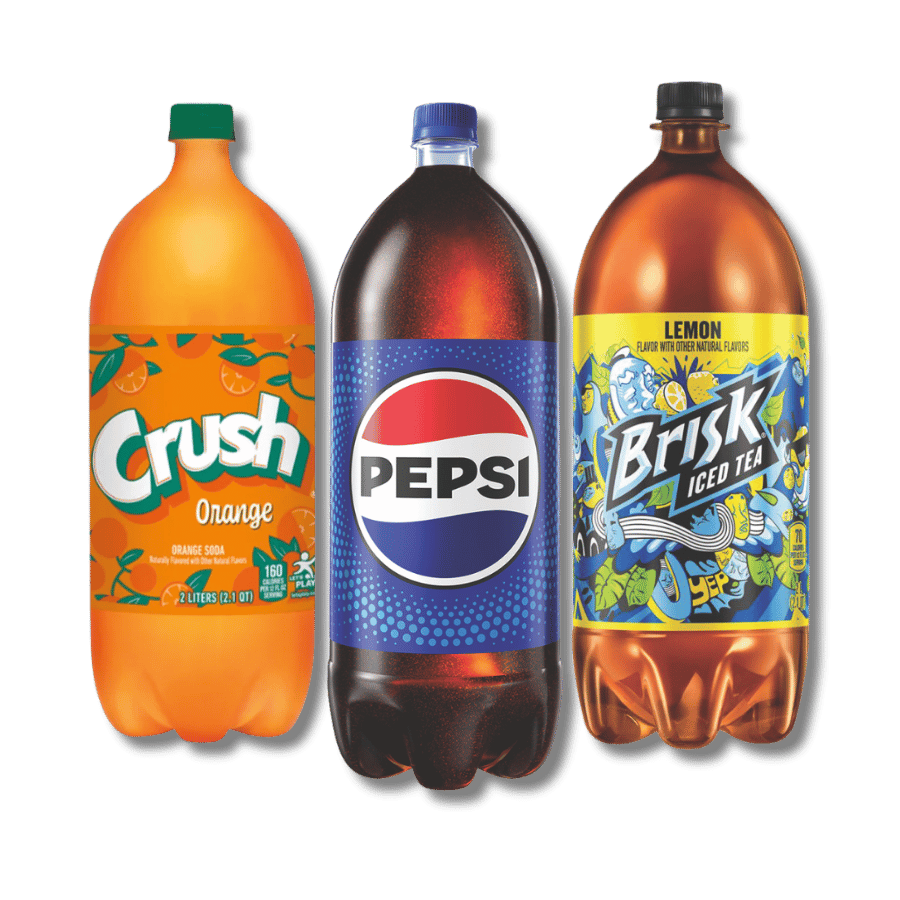 Pepsi or Crush, 2 Liter 4/$5 +CRV