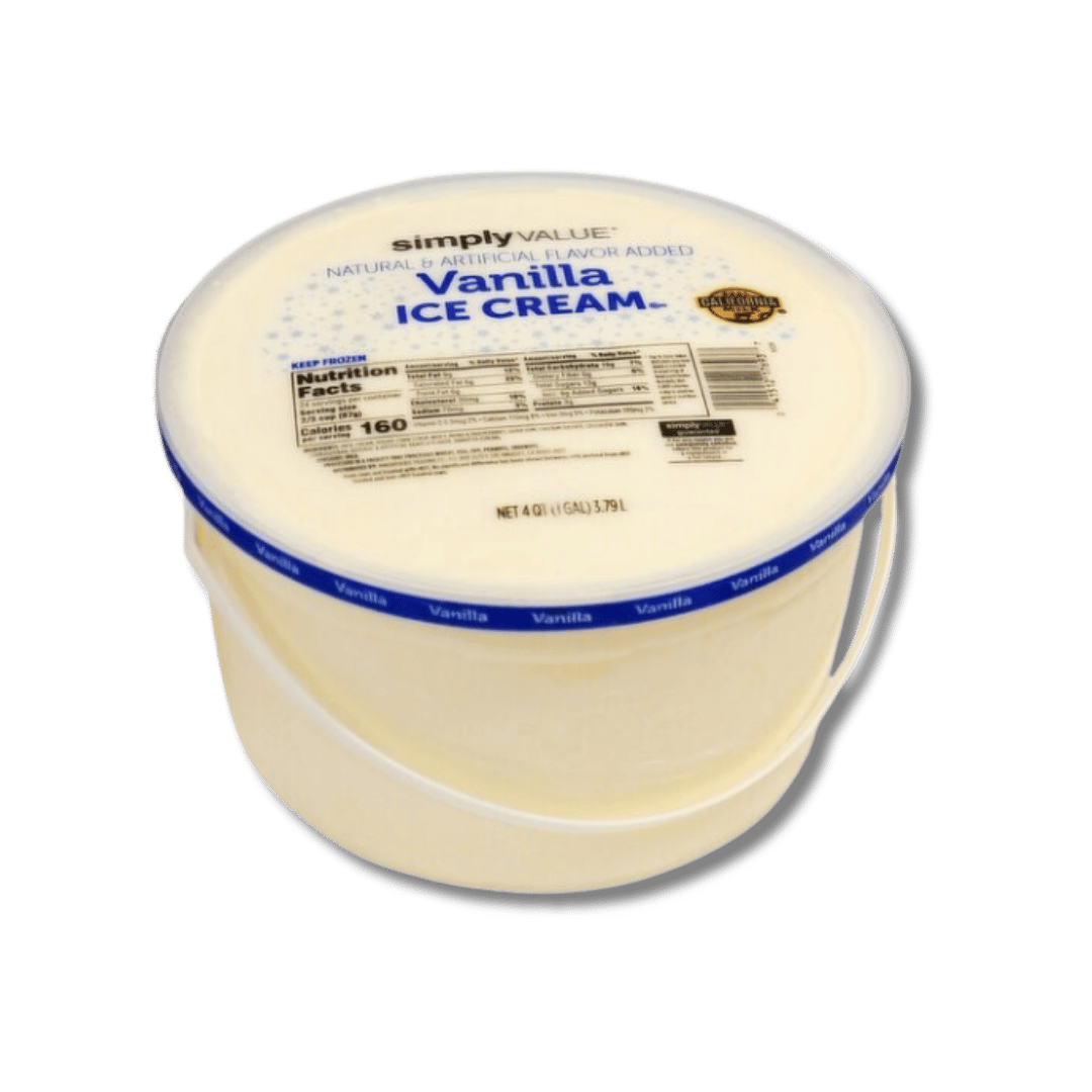 Simply Value Ice Cream, 4 Qt. $5.99 ea