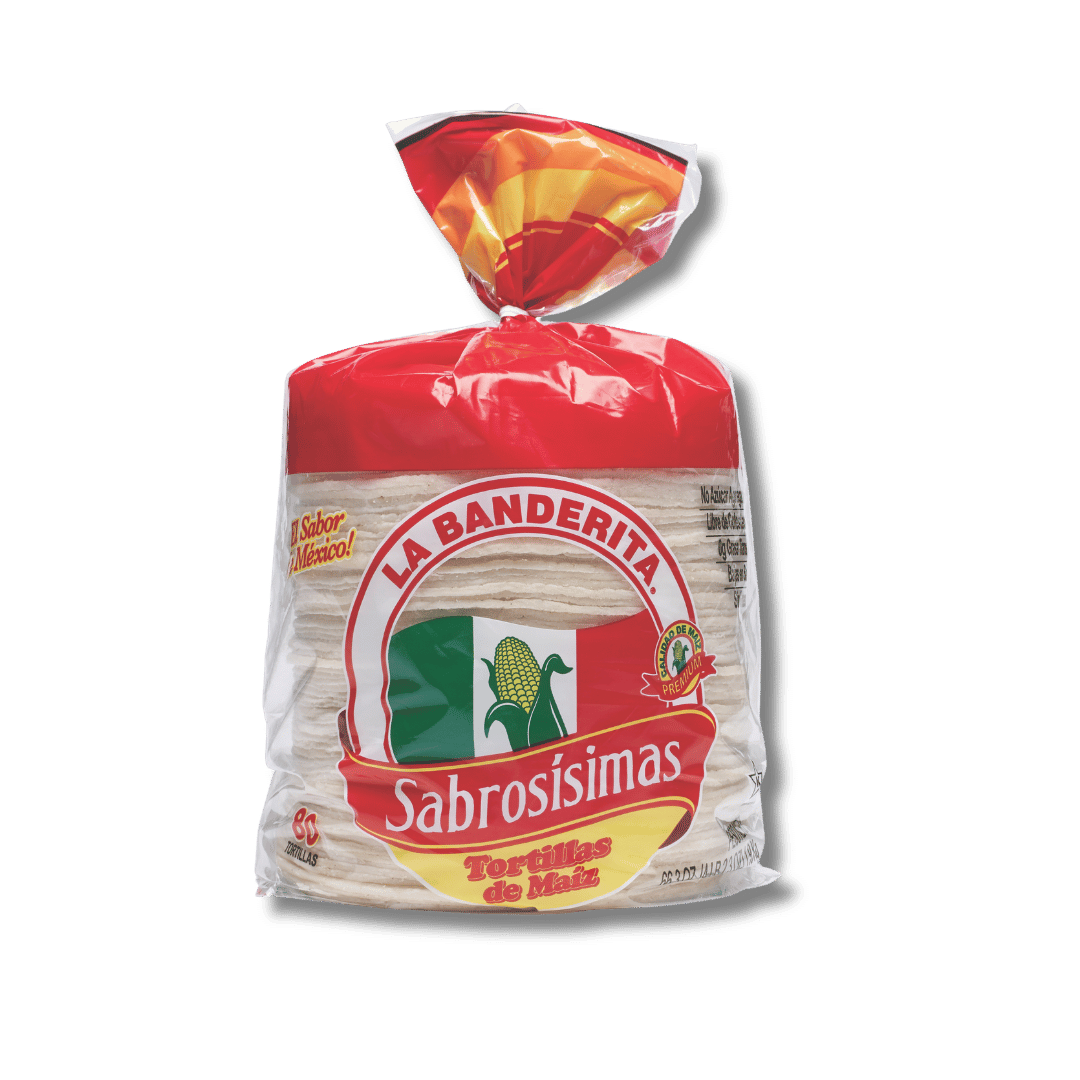 La Banderita Sabrosísimas Corn Tortillas, 80 Ct. $2.99 ea